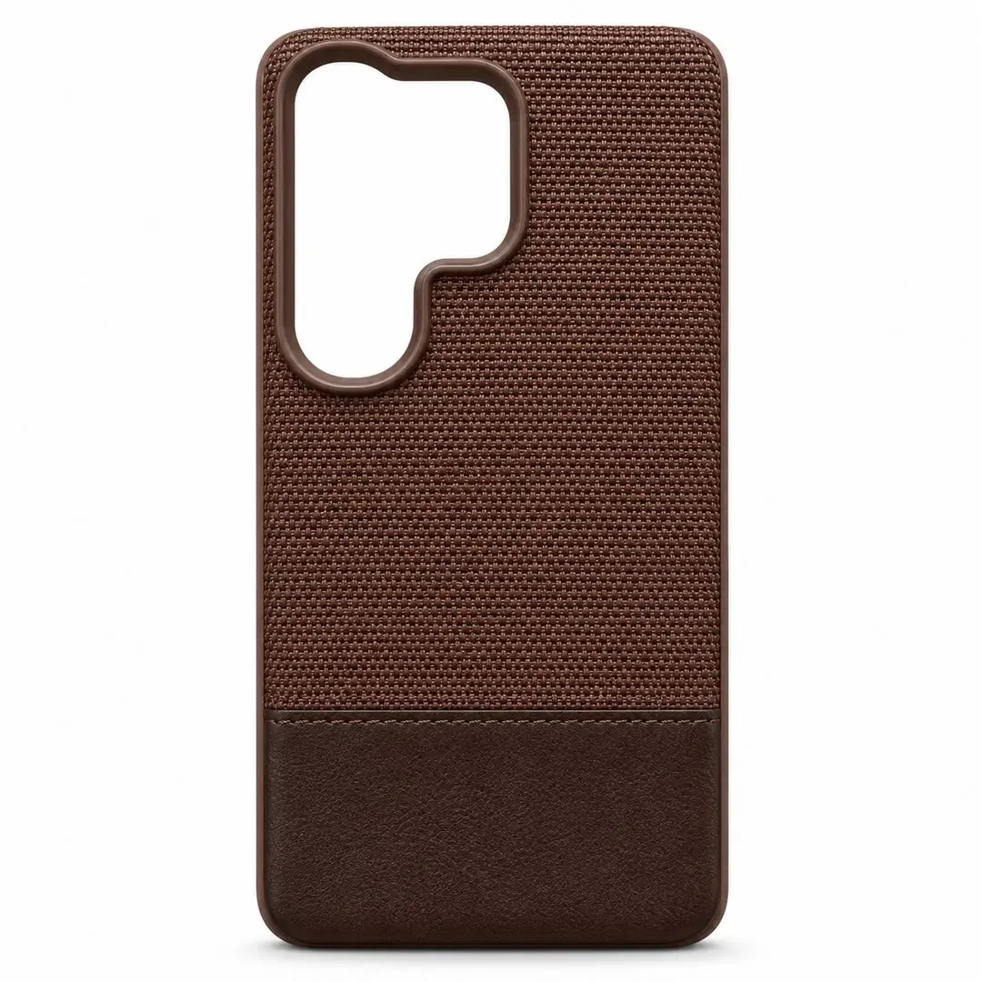 Case S26 Ultra Leather Mesh brown