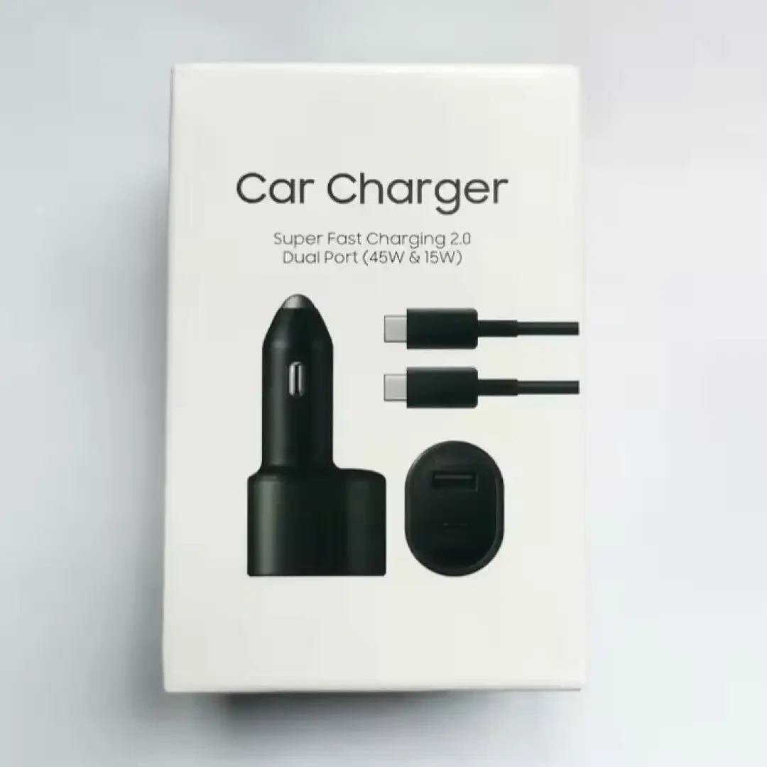 Car Charger DualPort 45W&15W c-c