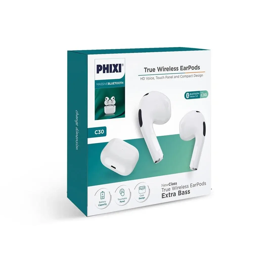 Phixi true Wireless earpods c30