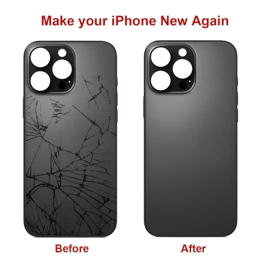Back Glass 16 Pro Black