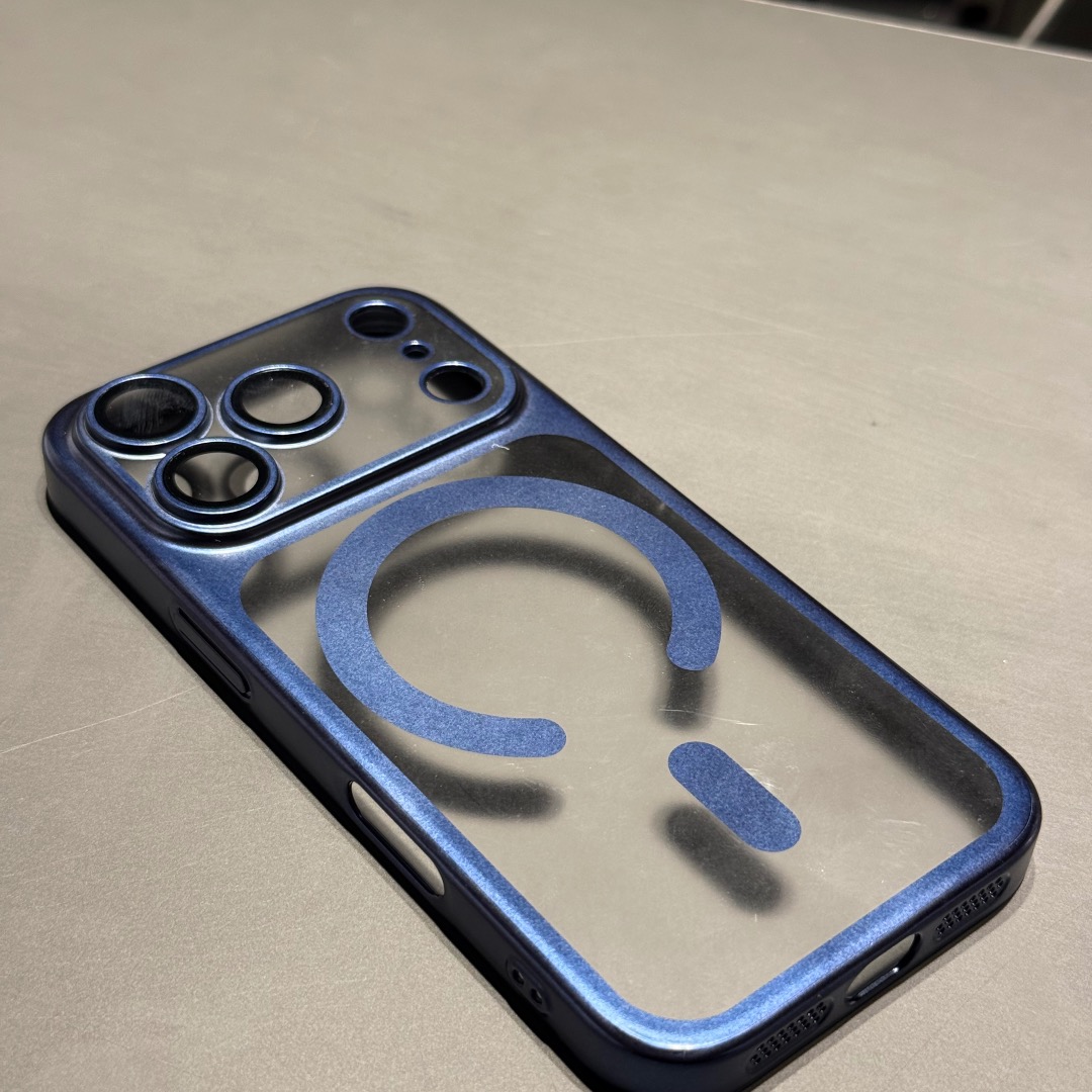 case iphone 17 pro max dark blue magnetic