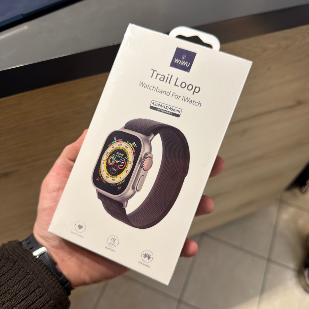 Rryp Apple Watch Trail Loop Black & Gray WiWU