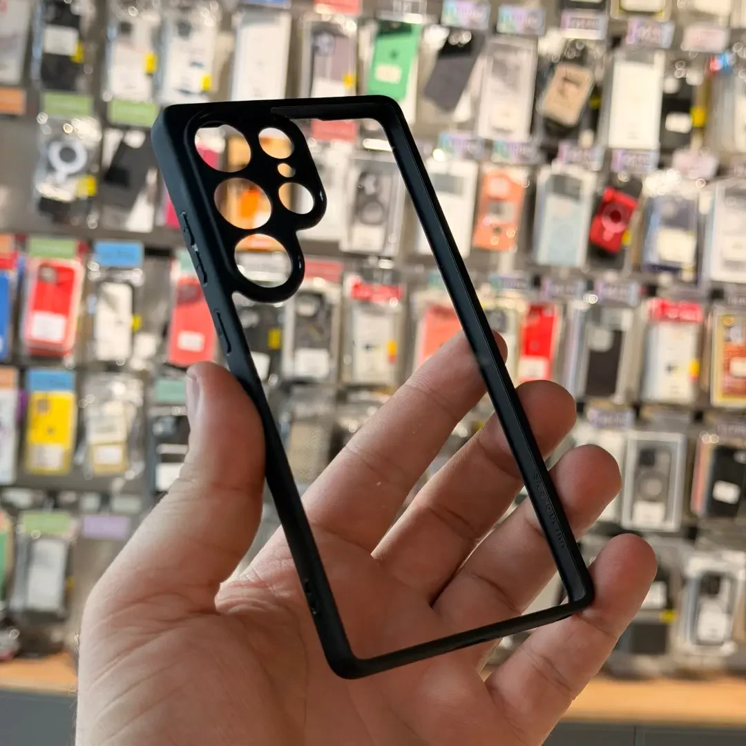 case samsung s25 ultra black transparent