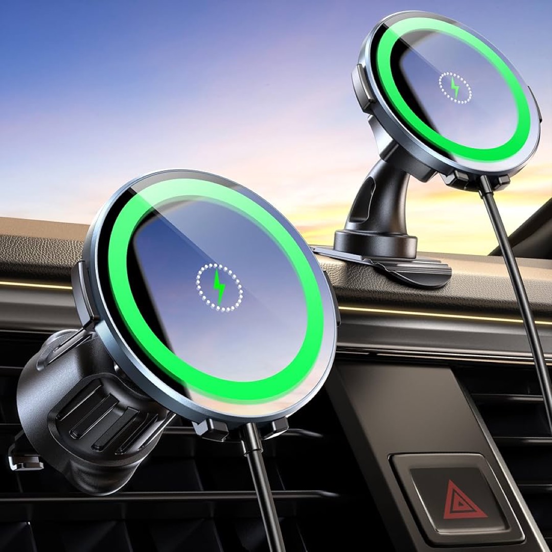 Magnteic Car wireless charging phone holder Air Vent 15w