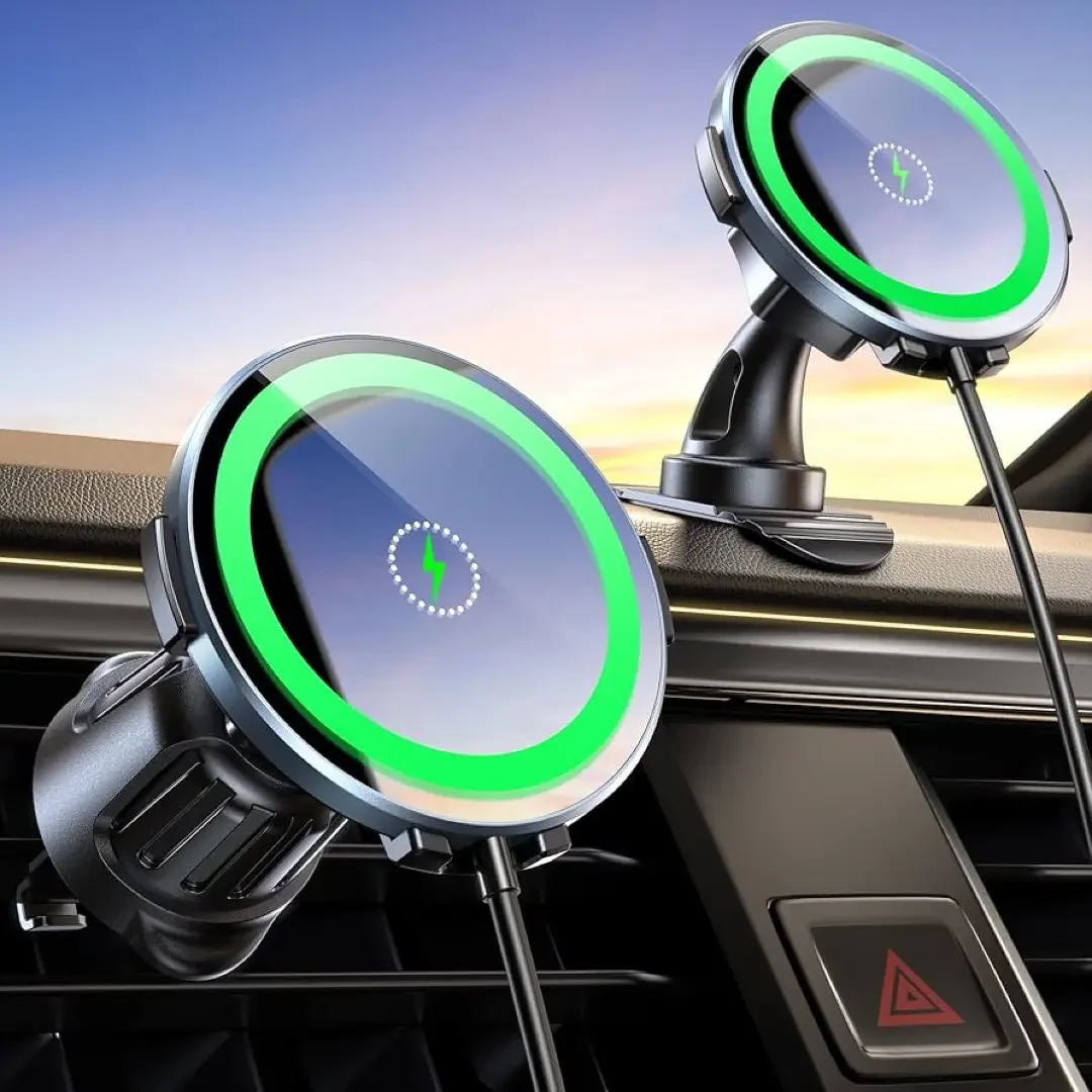 Magnteic Car wireless charging phone holder Air Vent 15w