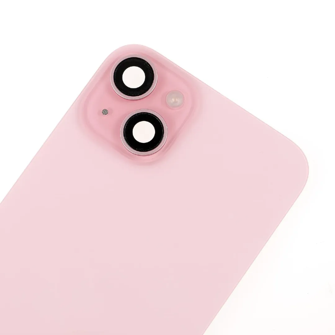 back glass 15 plus pink