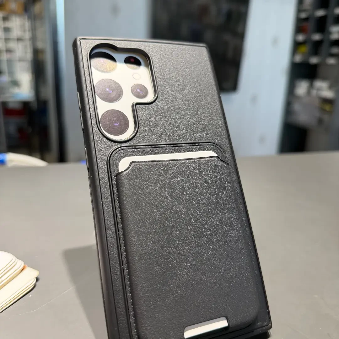 case samsung s24 ultra black wallet