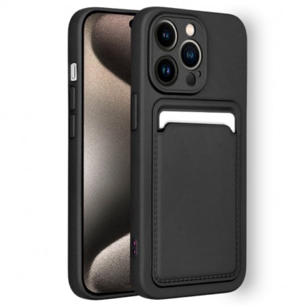 case iPhone 15 pro black wallet