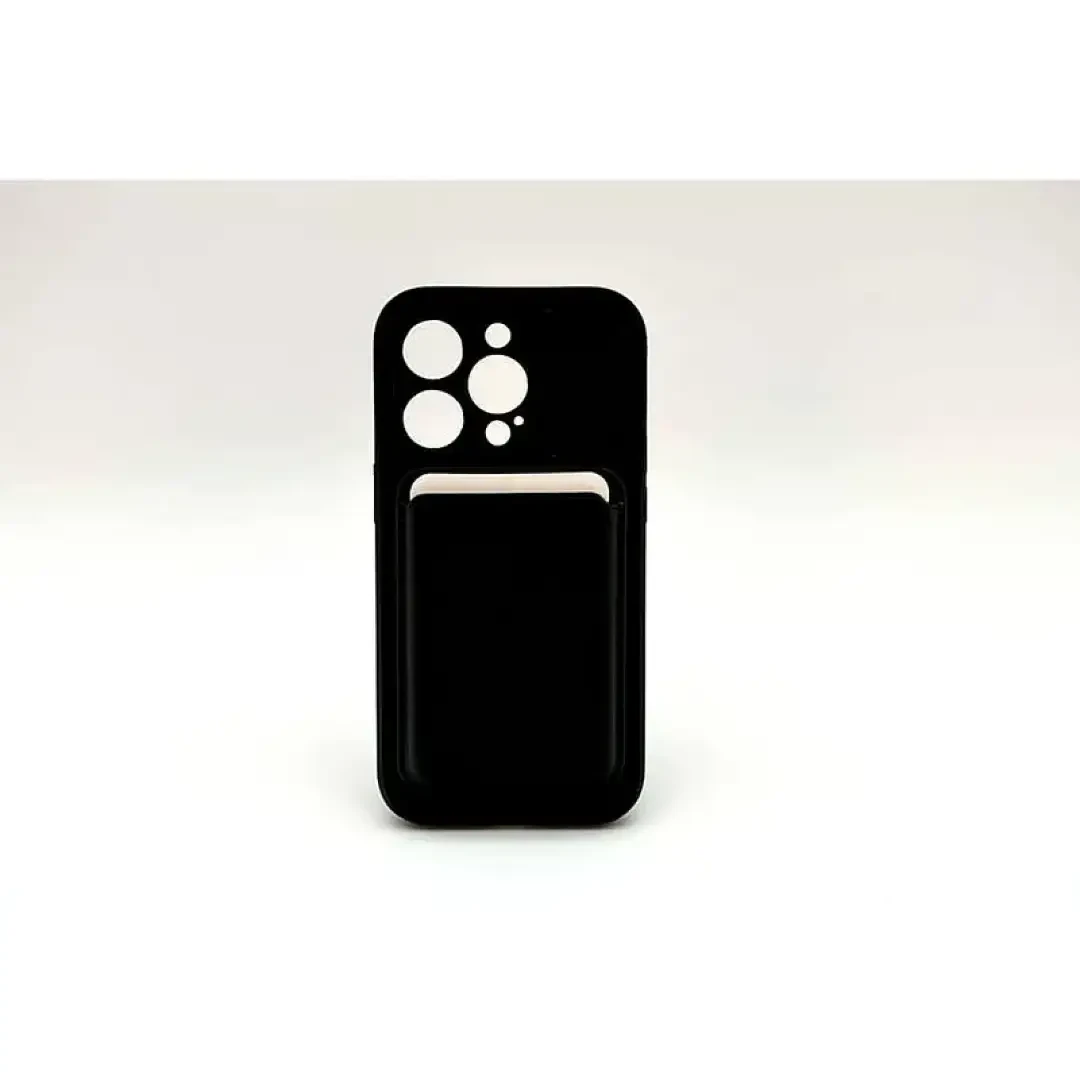 case iPhone 15 black wallet