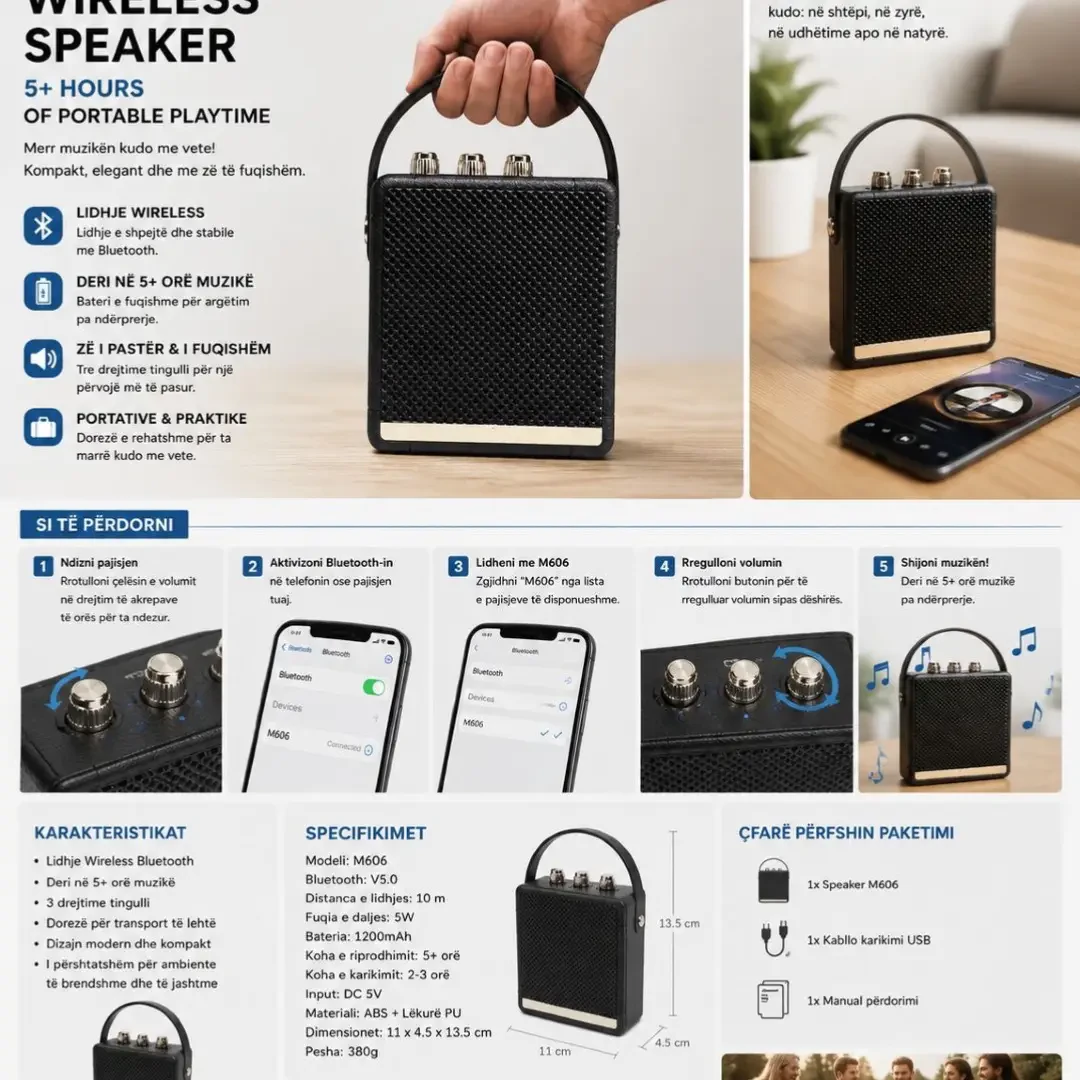 speaker bluetooth marshall m606