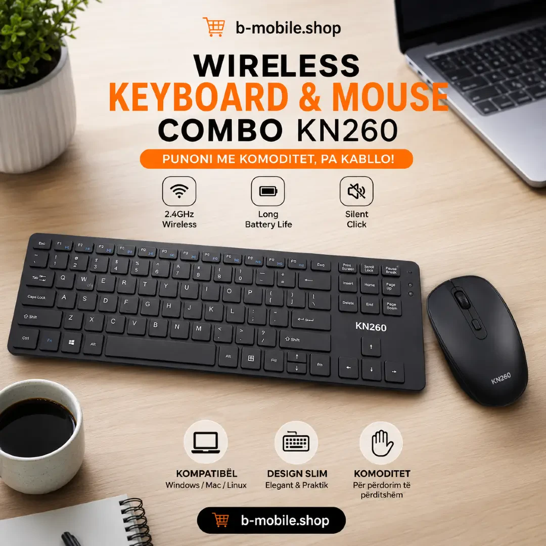 wireless keyboard and mouse combo kn260