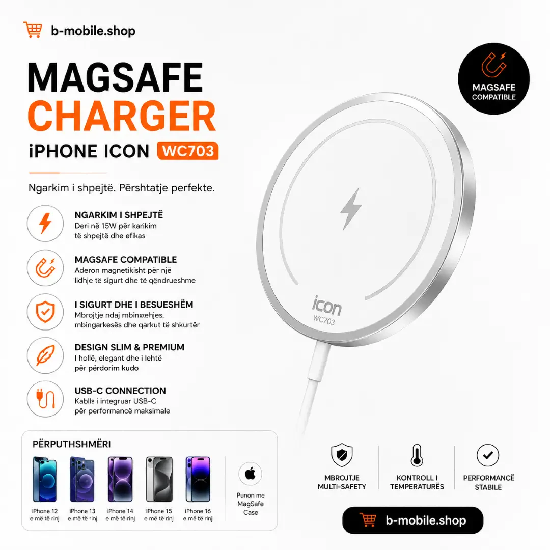 magsafe charger iphone ICON WC703