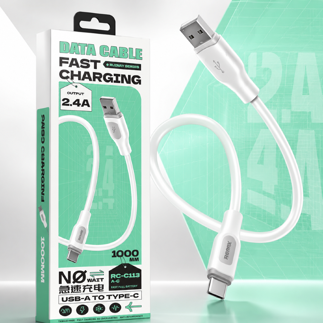 remax ruinay 2.4a fast charger data cable RC-c113