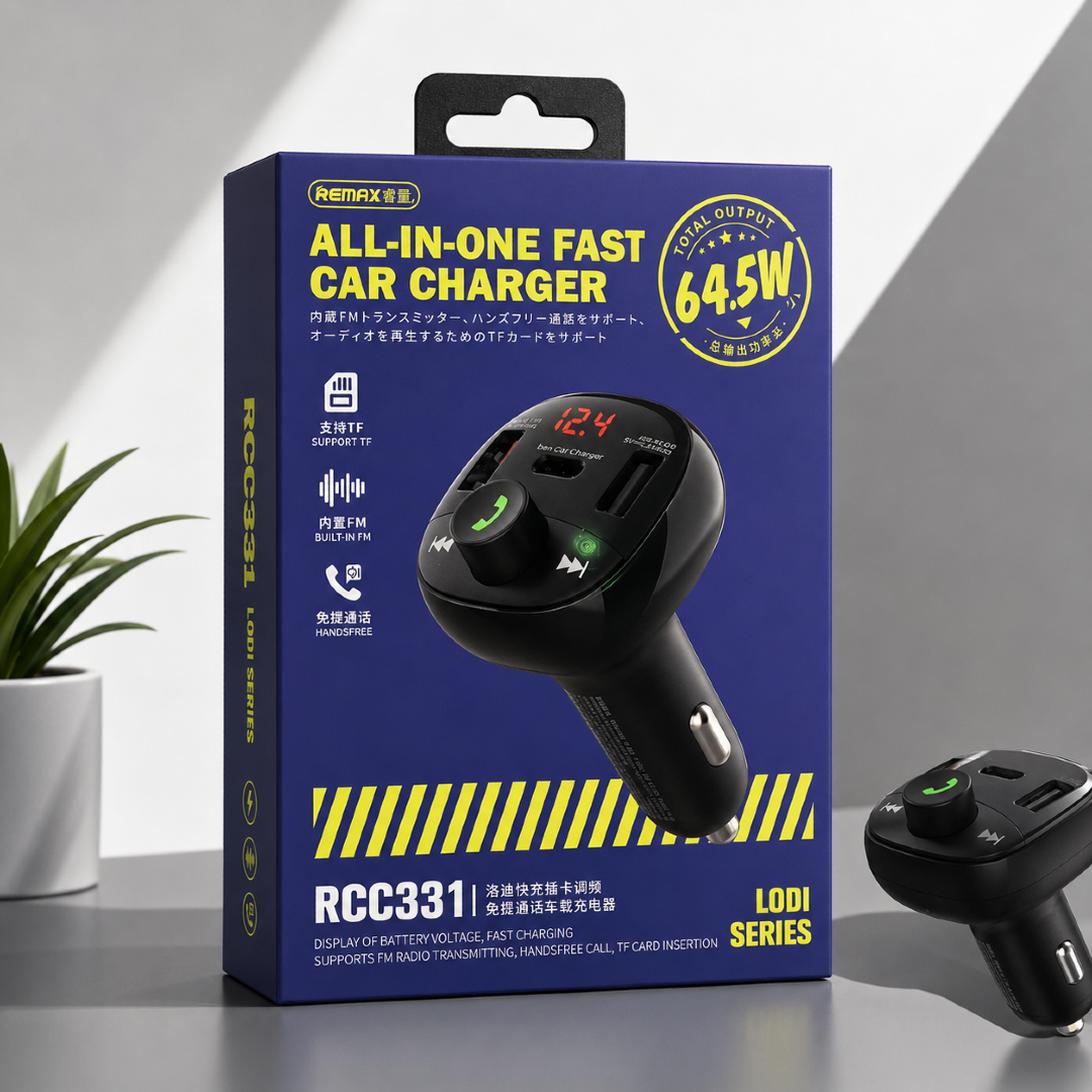 Rmax LODI series 64.5w PD-QC fast charger rcc331