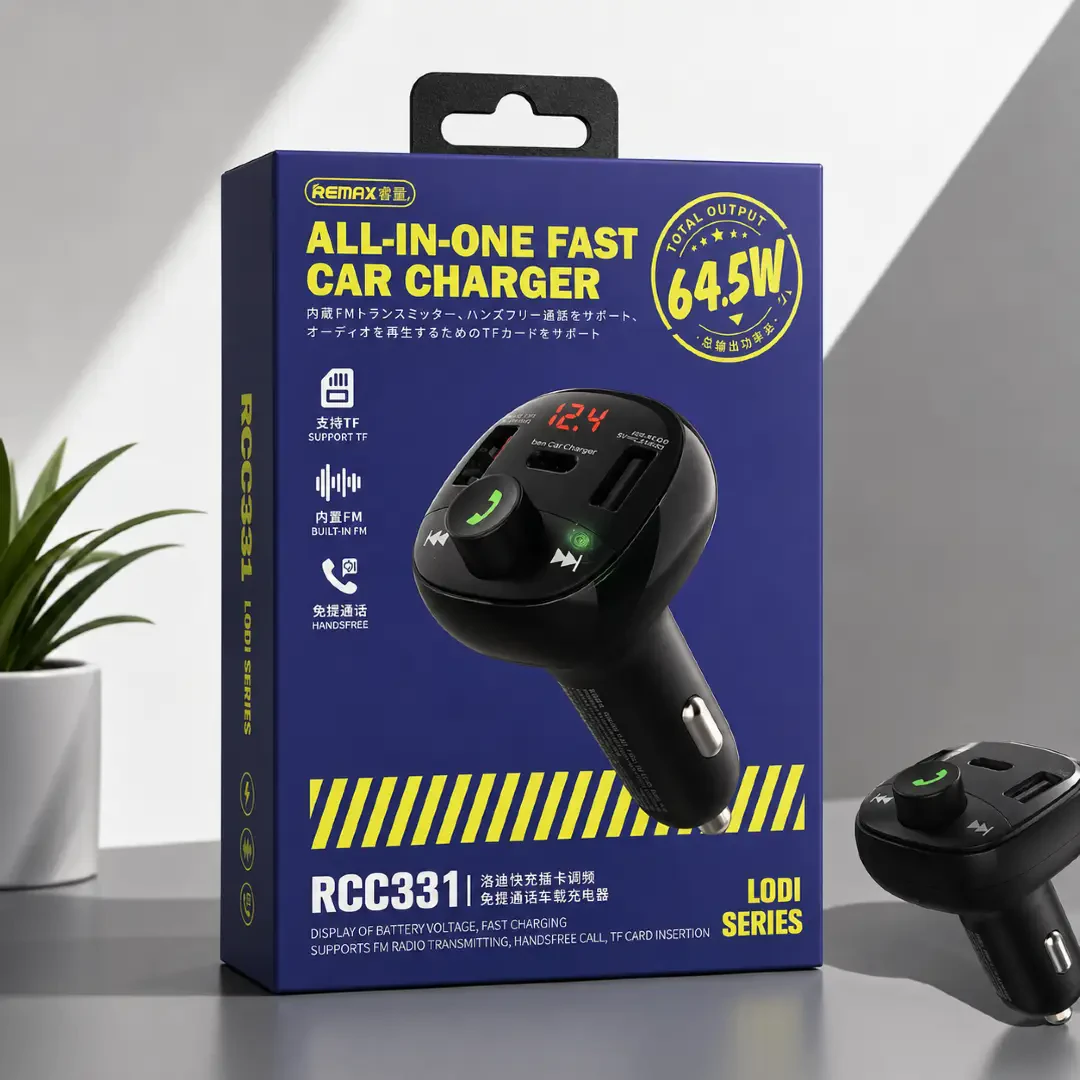 Rmax LODI series 64.5w PD-QC fast charger rcc331