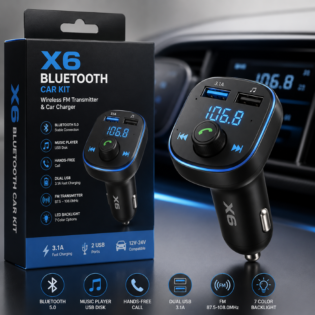 bluetooth car x6