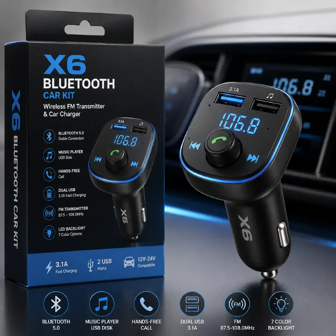 bluetooth car x6