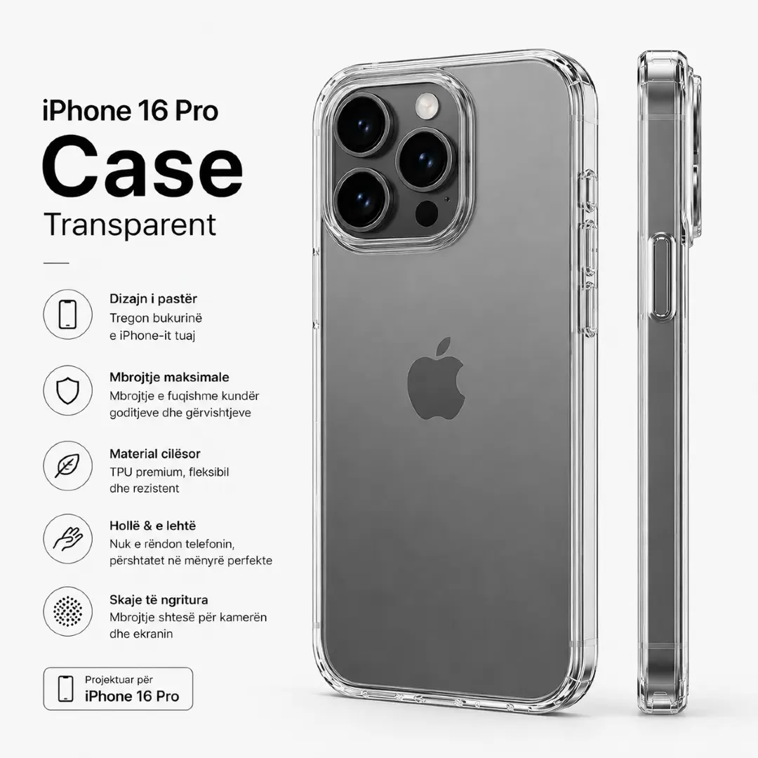 Case 16 Pro Transparent
