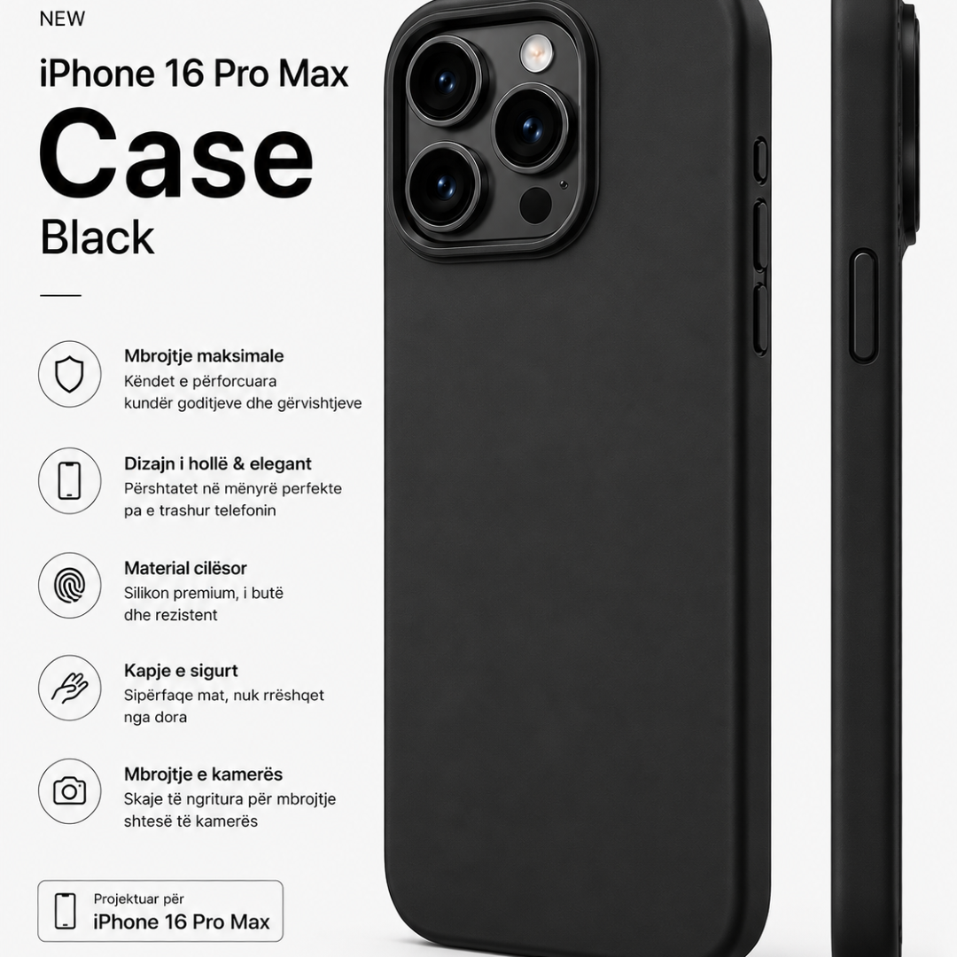 Case 16 Pro Max Black