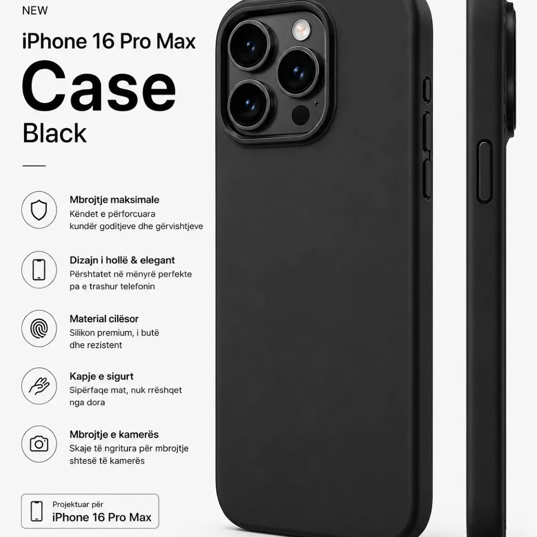 Case 16 Pro Max Black
