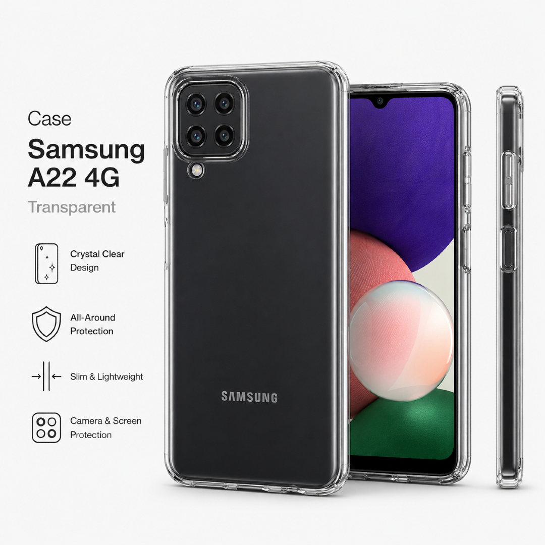 case samsung a22 4g transparent