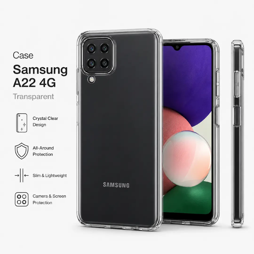 case samsung a22 4g transparent