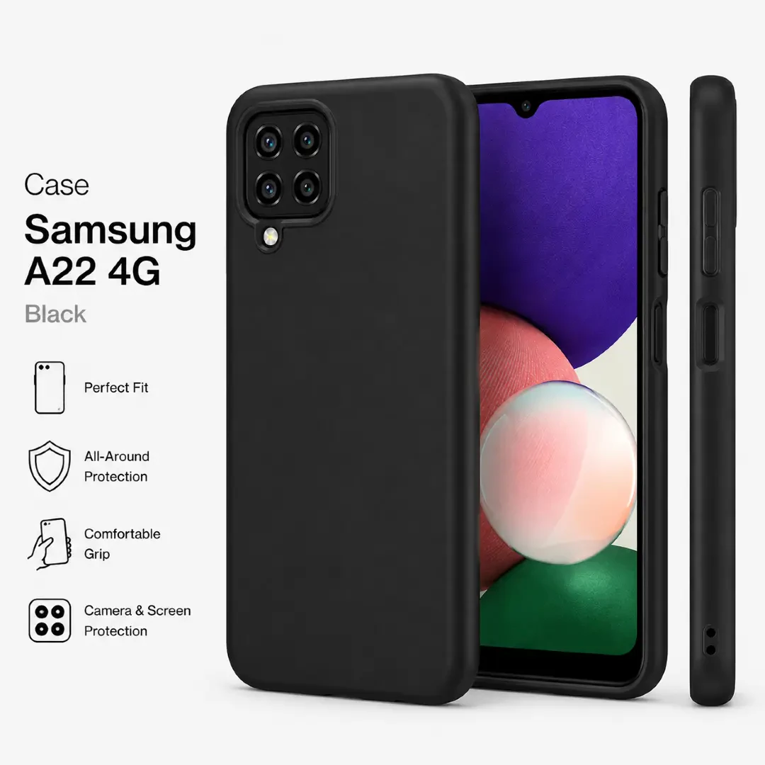 Case samsung A22 4G Black