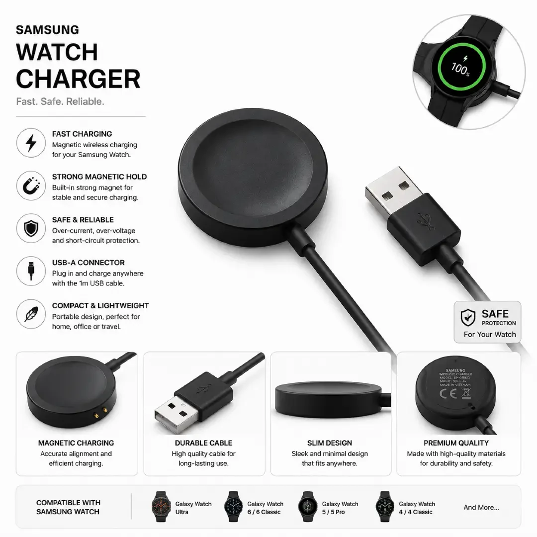 samsung watch charger