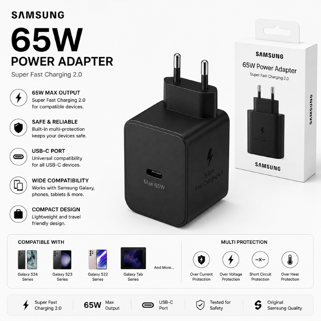 adapter samsung 65w