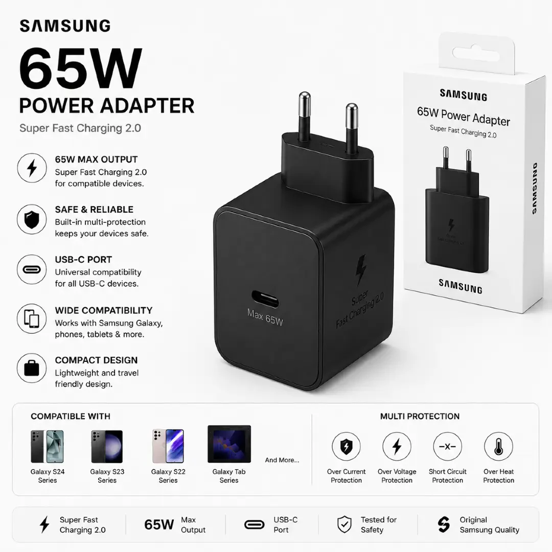 adapter samsung 65w