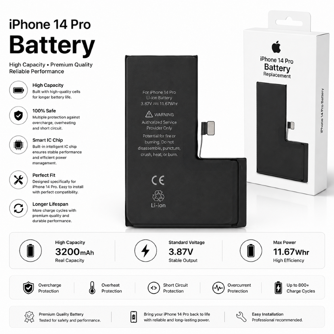 battery iPhone 14 pro