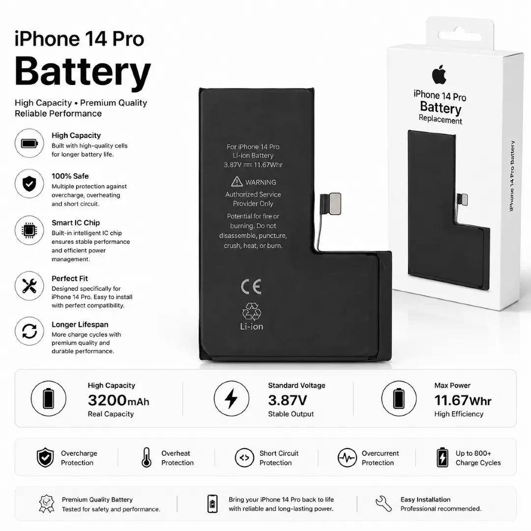 battery iPhone 14 pro