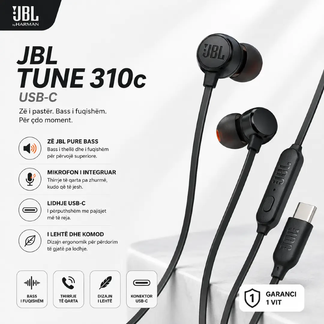 Kufje JBL TUNE 310c usb-c