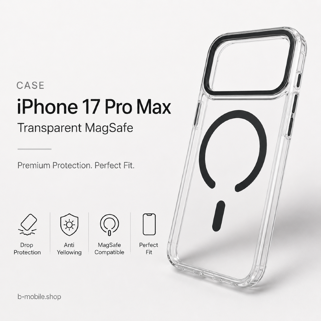 case iphone 17 pro max magsafe thick transparent