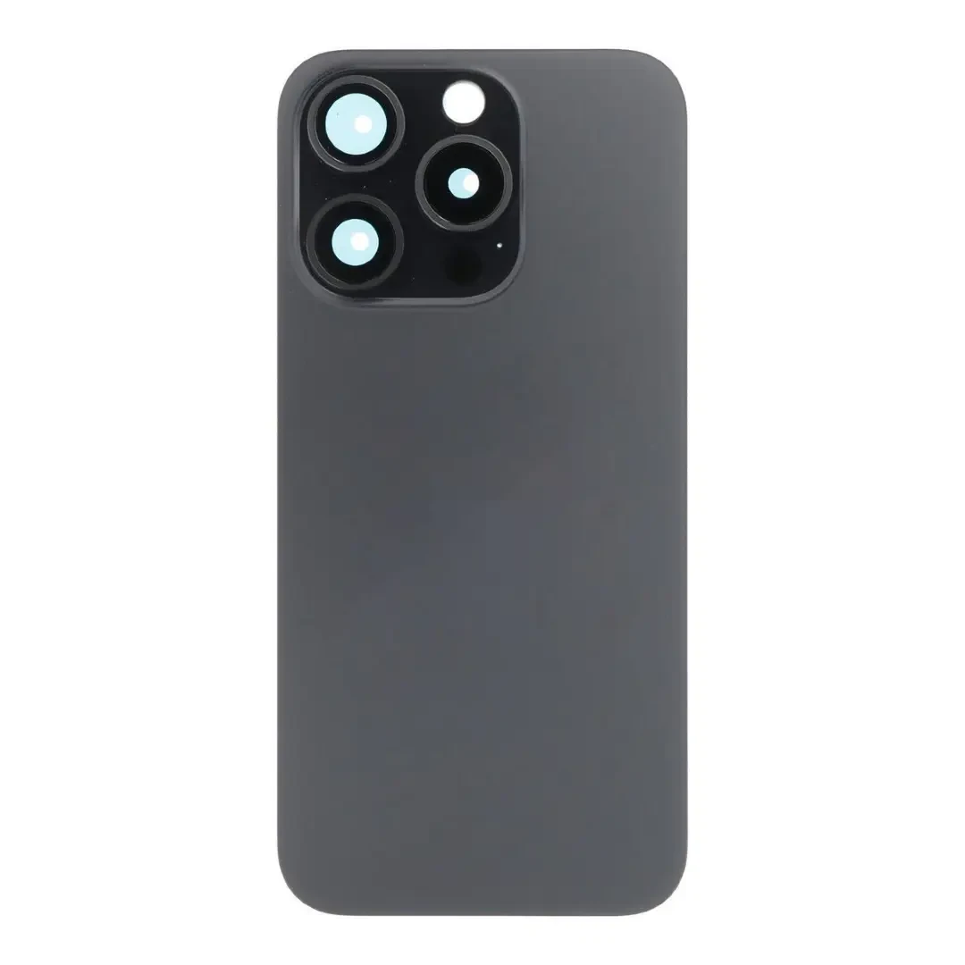 Back Glass 15 Pro Max Black