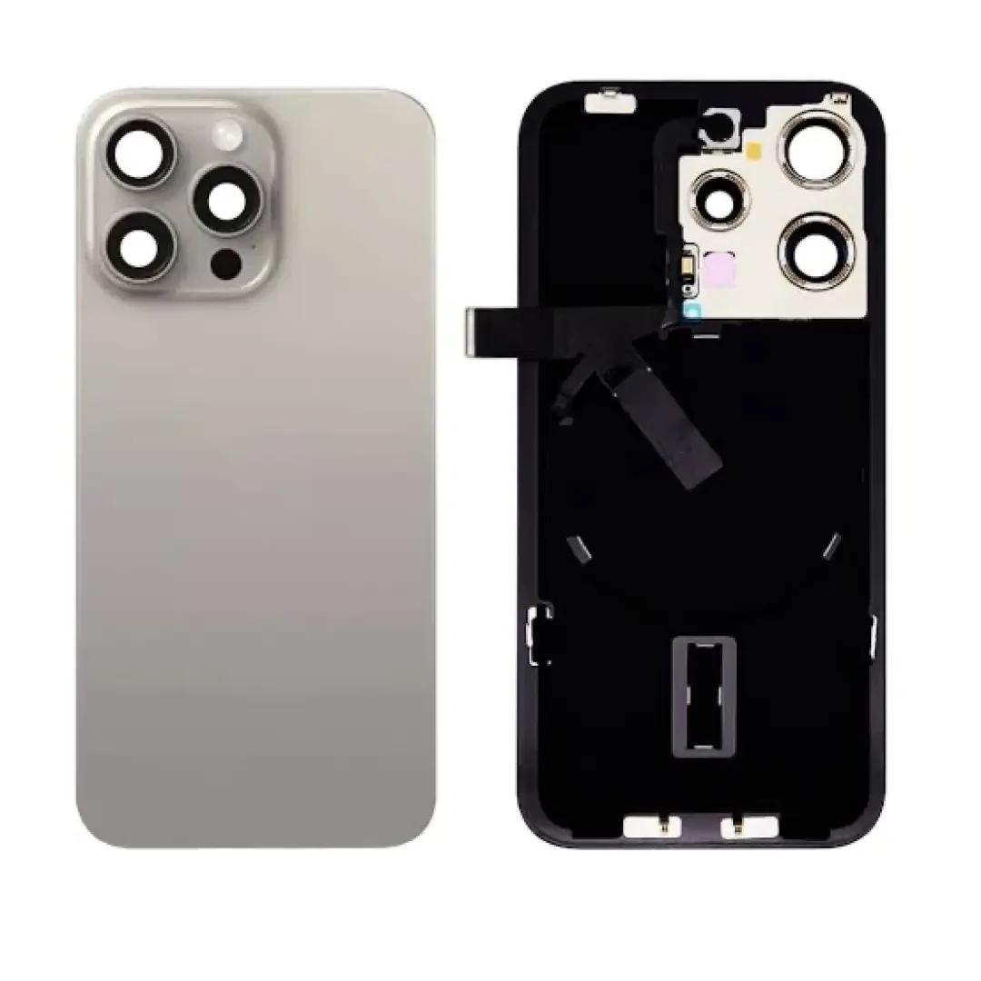 Back Glass 15 Pro Max Natural
