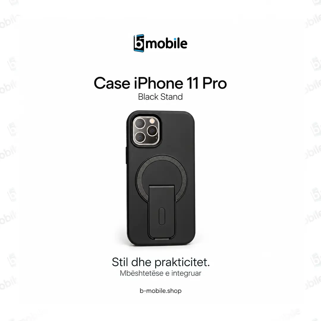 Case iPhone 11 Pro Black Stand